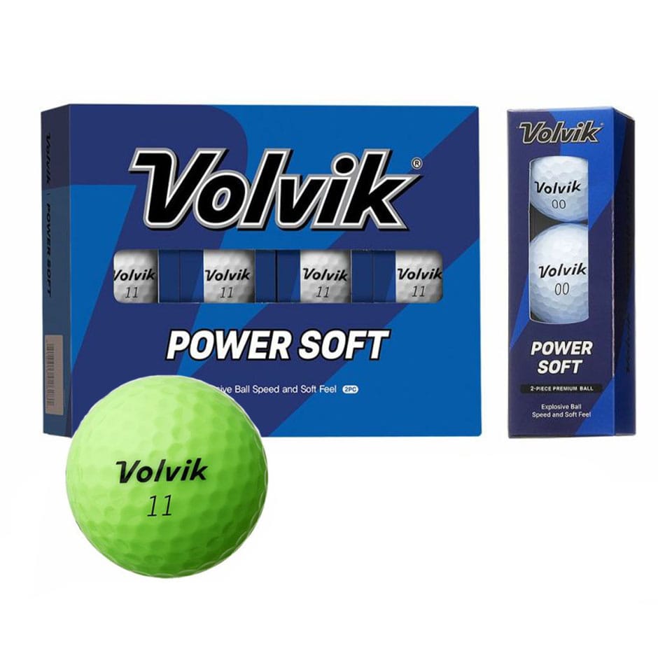 ボルビック Volvik 2024 POWER SOFT 1ダース(12球入) 2024年モデル USA直輸入品 並行輸入品 USモデル ゴルフ ゴルフボール ゴルフ golf