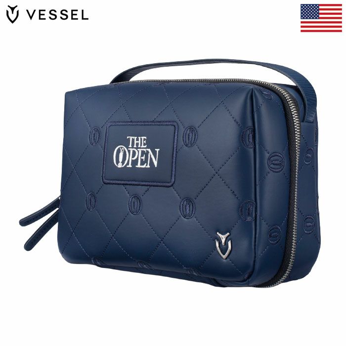 VESSEL ポーチ The Open x VESSEL Signature Toiletry ベゼル ゴルフ 2025年モデル USA直輸入品 並行輸入