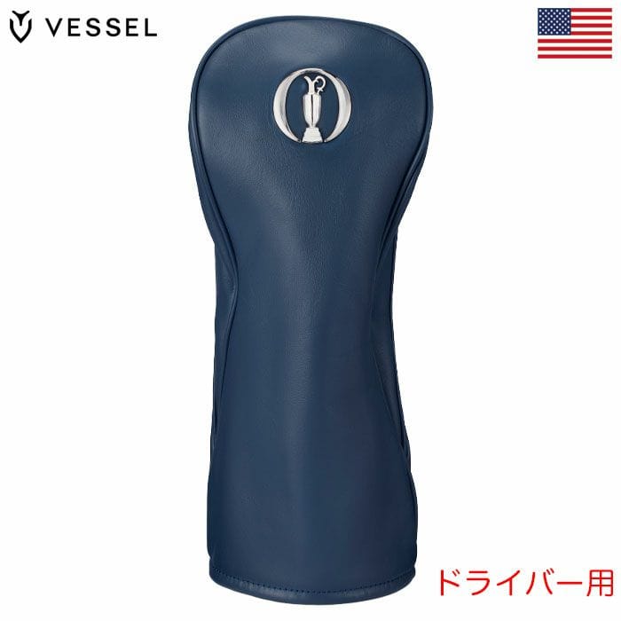 VESSEL ヘッドカバー The Open x VESSEL Lux Headcover ドライバー用 ベゼル ゴルフ 2025年モデル USA直輸入品 並行輸入