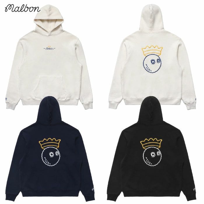 マルボンゴルフ ウェア パーカー M-9237 MALBON TROPHY HOODIE メンズ ゴルフウェア malbon golf 2025秋冬モデル USモデル 並行輸入品