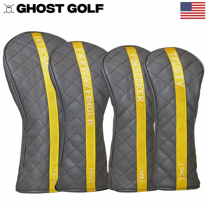 GHOST ヘッドカバー Golf Head Cover - MAVERICK ゴースト ドライバー用 フェアウェイ用 2024年モデル USA直輸入品 並行輸入