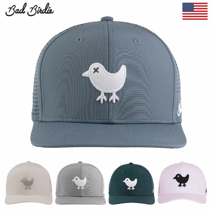 Bad Birdie バッドバーディー BIRDIE LASER CUT SNAPBACK メンズ ゴルフ キャップ 帽子 2025年モデル USA直輸入品 並行輸入