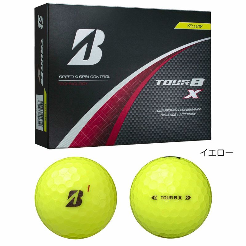 ブリヂストンゴルフ 2024 TOUR B X / TOUR B XS 1ダース(12球入) ゴルフボール 2024年モデル BRIDGESTONE GOLF 日本正規品