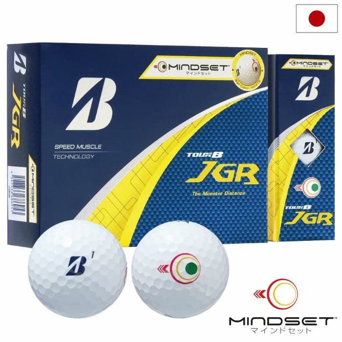 BS ブリヂストンゴルフ 2026 TOUR B JGR ホワイト マインドセット ゴルフボール 1ダース(12球入) 2026年モデル BRIDGESTONE GOLF 日本正規品