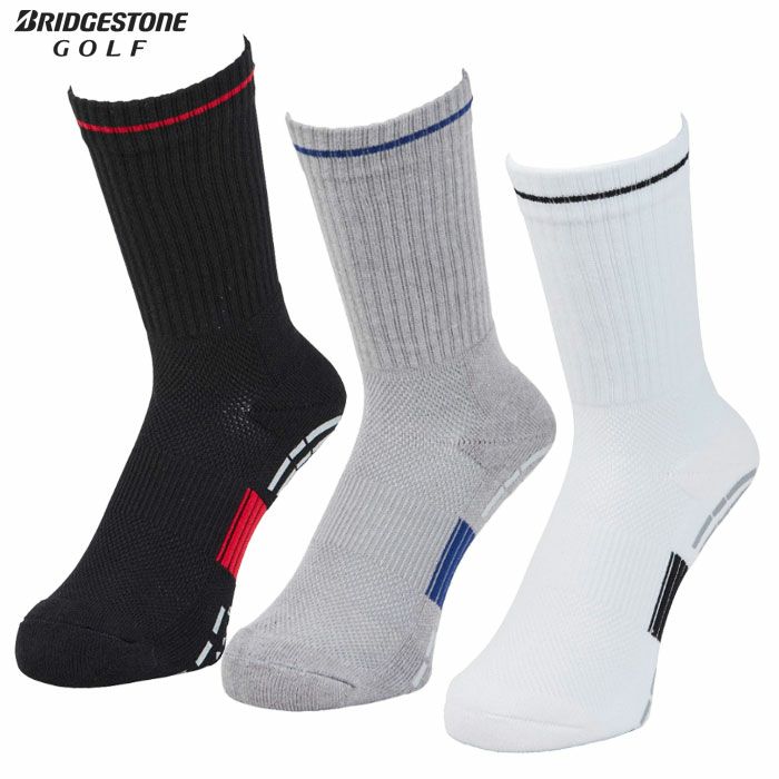 BS ブリヂストンゴルフ HYPER SOX バイターグリップ ソックス レギュラー丈 SOG520 メンズ 靴下 ゴルフ BRIDGESTONE GOLF 2025秋冬モデル 日本正規品