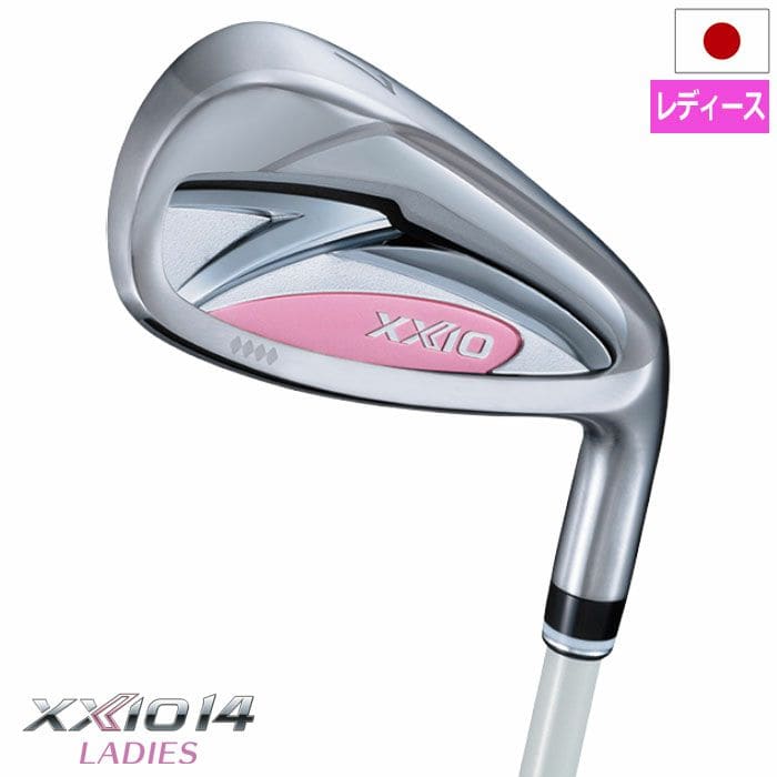 【12/6発売予定|先行予約】XXIO14 ゼクシオ 14 アイアン 5本セット(＃7～9、PW、SW) ホワイト レディース 右用 ゼクシオ MP1400L カーボンシャフト DUNLOP ゴルフクラブ 2026年モデル 日本正規品