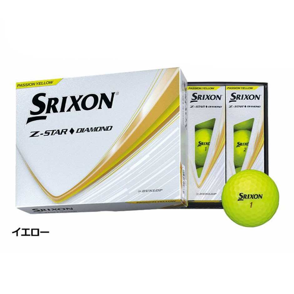 スリクソン SRIXON 25 Z-STAR  DIAMOND ボール ウレタンカバー 3ピース 1ダース 12球入り SRIXON ゼットスター ゴルフ ボール 日本正規品 2025年モデル ゴルフ golf