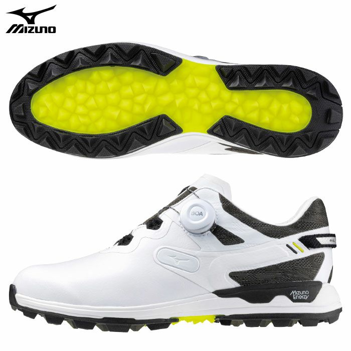 ミズノ ゴルフ スパイクレスシューズ ウエーブハザード WG ボア 51GM2375 メンズ ゴルフシューズ 靴 mizuno 日本正規品