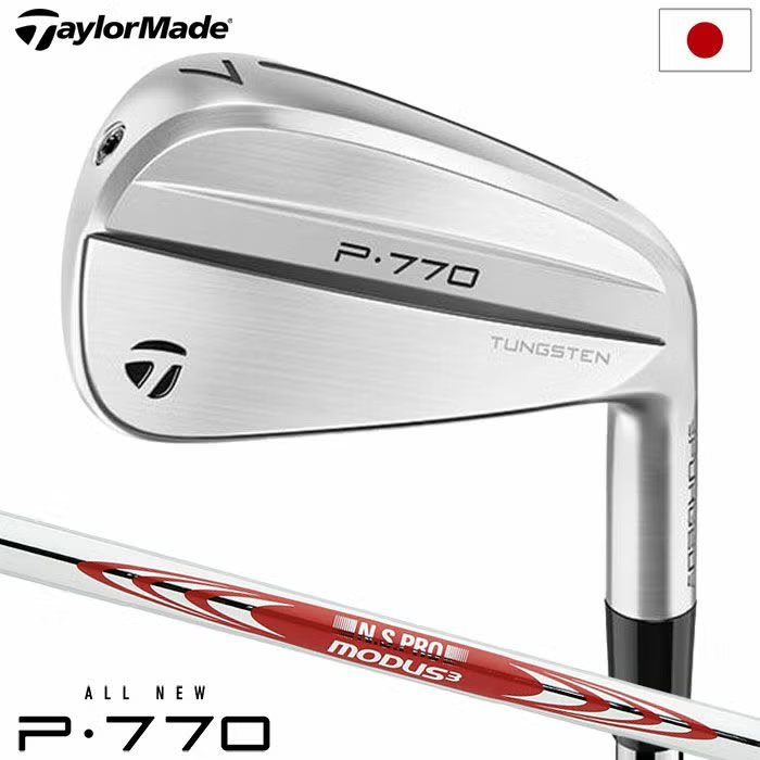 テーラーメイド 2024 New P770 アイアン 5本セット(6I-9I,PW) メンズ 右用 N.S.PRO MODUS3 TOUR 105 スチールシャフト TaylorMade 日本正規品 モーダス ゴルフクラブ