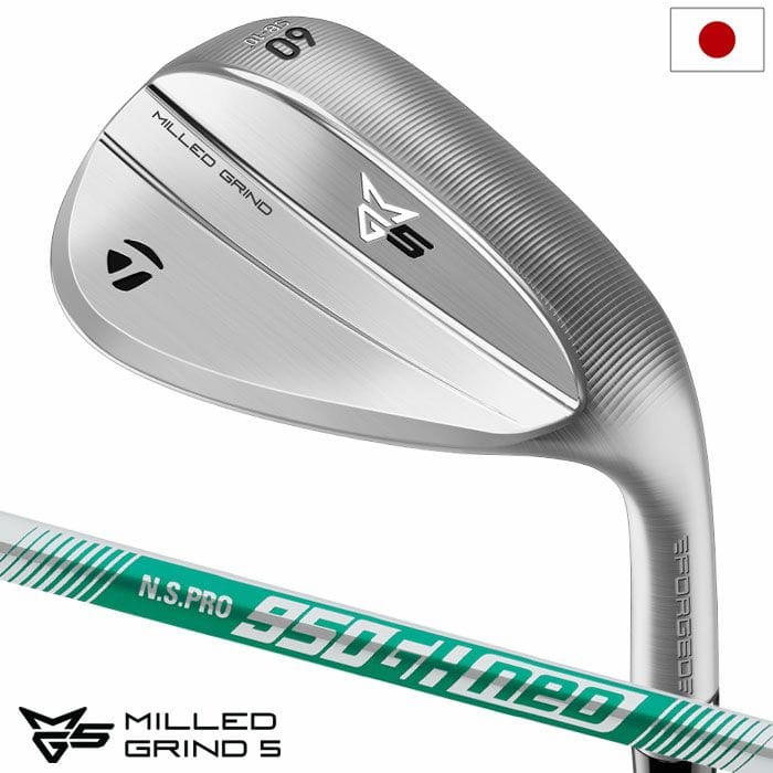 【9月5日発売&出荷予定】テーラーメイド MG5 MILLED GRIND 5 WEDGE ウェッジ メンズ 右用 N.S.PRO 950GH NEO スチールシャフト TaylorMade 日本正規品 2025年モデル ゴルフクラブ