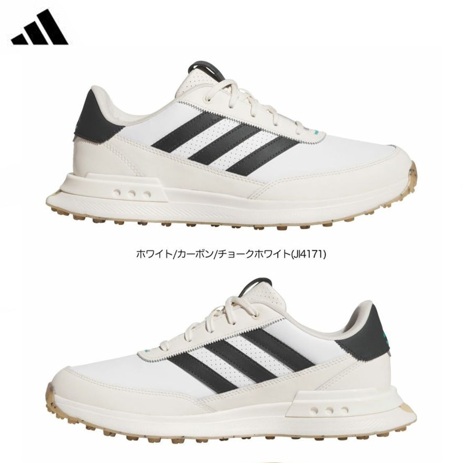 アディダス S2G SL レザー 24 スパイクレスシューズ MDK95 メンズ ゴルフシューズ 2025年モデル adidas 日本正規品