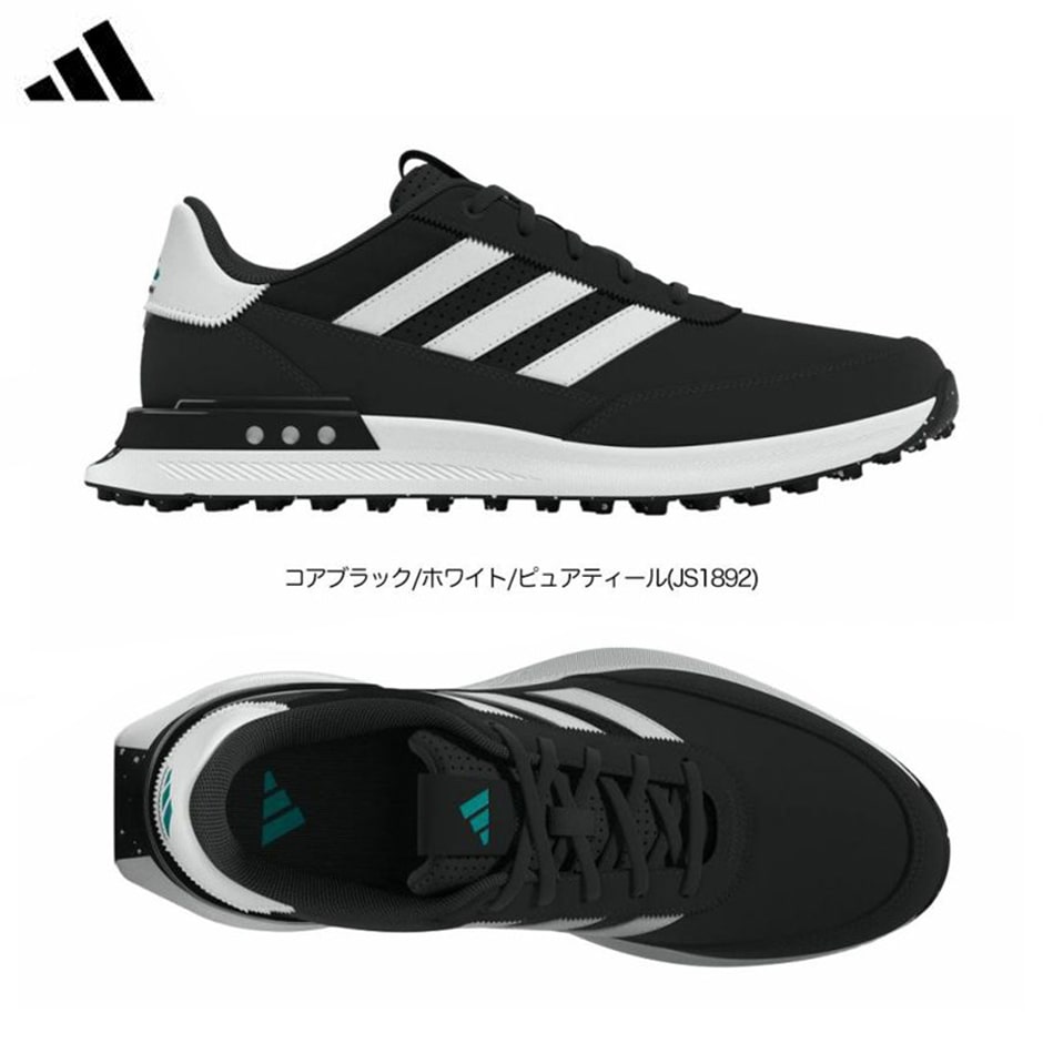 アディダス S2G SL レザー 24 スパイクレスシューズ MDK95 メンズ ゴルフシューズ 2025年モデル adidas 日本正規品