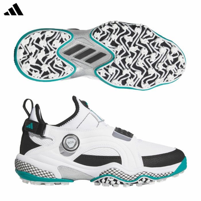 アディダス コードカオス 25 ミッド ボア NQX22 メンズ JP5187 スパイクレス ゴルフシューズ 2025年モデル adidas 日本正規品