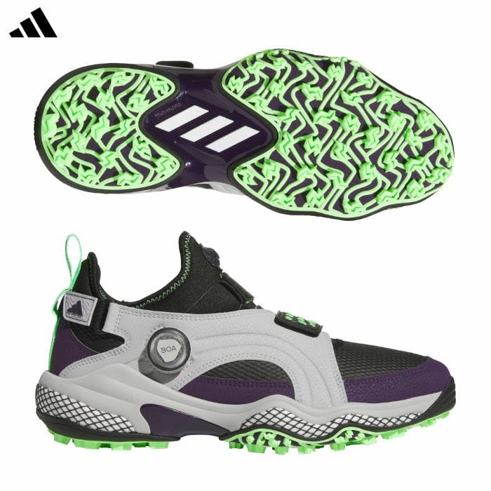 アディダス コードカオス 25 ミッド ボア NQX22 メンズ JQ7717 スパイクレス ゴルフシューズ 2025年モデル adidas 日本正規品