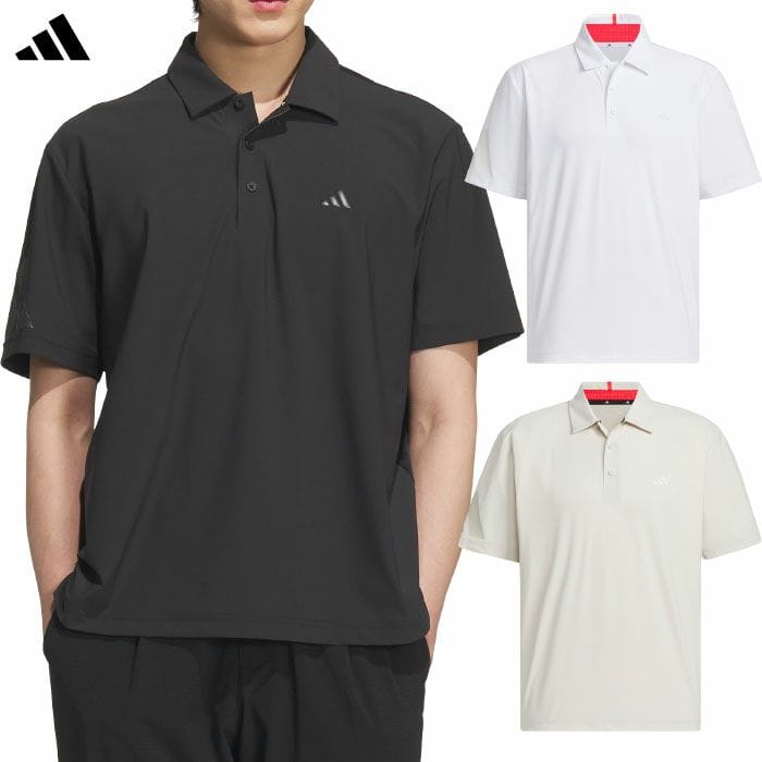 アディダス アディゼロ バックプリント 半袖シャツ KTN21 メンズ ゴルフウェア ゴルフ 2025春夏モデル adidas 日本正規品