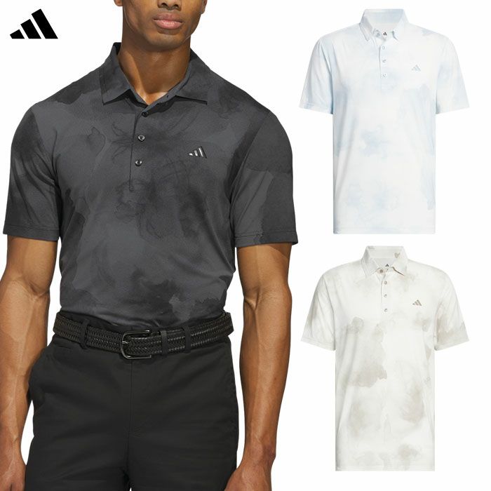 アディダス アディゼロ クールタッチ 半袖シャツ KQX67 メンズ ゴルフウェア トップス モデル adidas 日本正規品 2025春夏