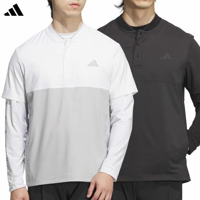 アディダス 2 in 1 ポロシャツ KVH26 メンズ ゴルフウェア ゴルフ 2025春夏モデル adidas 日本正規品
