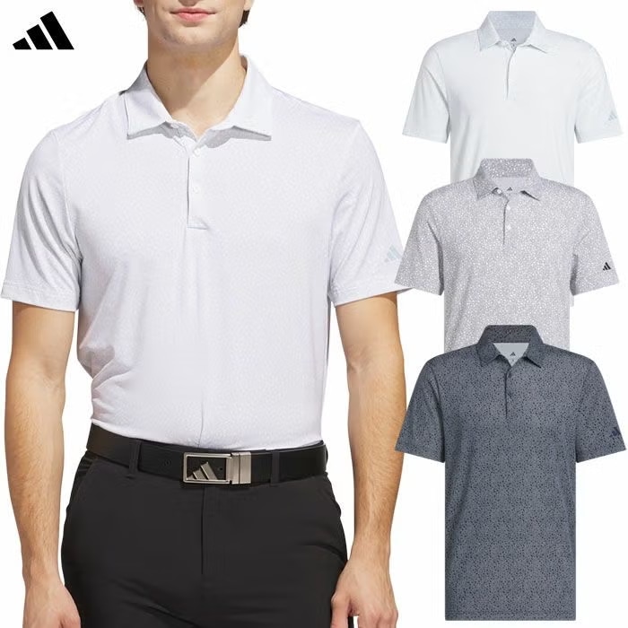 アディダス バンカープリント半袖シャツ KUH61 メンズ ゴルフウェア ゴルフ 2025春夏モデル adidas 日本正規品