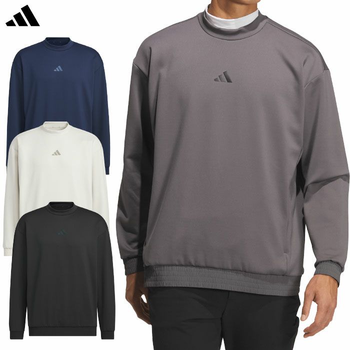 アディダス ビヨンド ザ コース 保温 プルオーバー スウェット JUW93 メンズ ゴルフウェア ゴルフ 2025秋冬モデル adidas 日本正規品