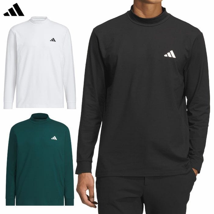 アディダス バックグラフィック 長袖モックシャツ JVV08 メンズ ゴルフウェア ゴルフ 2025秋冬モデル adidas 日本正規品