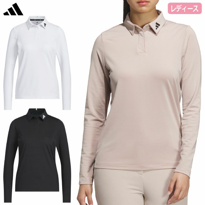 アディダス アディゼロ ジャガード 長袖シャツ JWJ92 レディース ゴルフウェア ゴルフ 2025秋冬モデル adidas 日本正規品