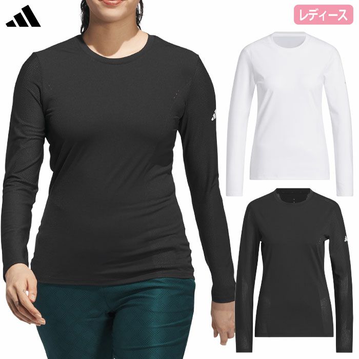 アディダス アディゼロ ベースレイヤー長袖シャツ RG614 レディース 長袖 ゴルフウェア ゴルフ 2025秋冬モデル adidas 日本正規品