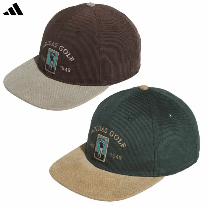 アディダス コーデュロイ クラシックキャップ JVU31 メンズ ゴルフキャップ 帽子 2025秋冬モデル adidas 日本正規品