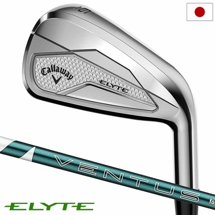キャロウェイ ELYTE アイアン 5本セット(6-9,PW) メンズ 右用 VENTUS GREEN 50 for Callaway カーボンシャフト 日本正規品 2025年モデル Callaway ゴルフクラブ