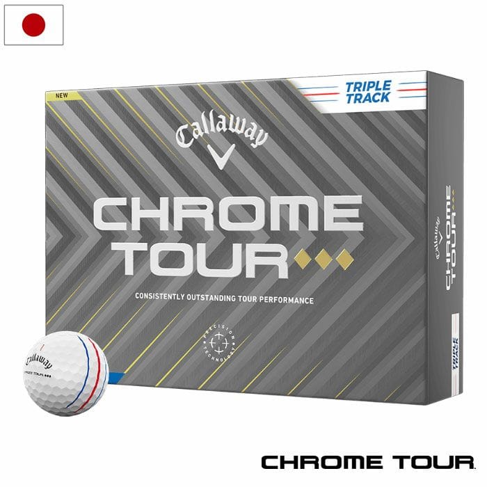 キャロウェイ CHROME TOUR トリプル・トラック ボール ゴルフボール 1ダース 12球入 4ピース 2025年モデル Callaway ゴルフ ゴルフボール 日本正規品 ゴルフ golf