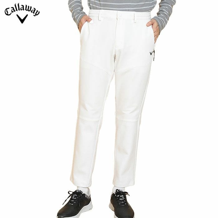 キャロウェイ 8WAYストレッチ 裏起毛二重織＆表起毛ダブルニットパンツ C24226117 メンズ 2024秋冬モデル Callaway 日本正規品 ゴルフウェア