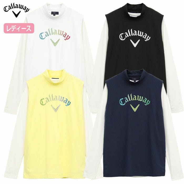 キャロウェイ ノースリーブセットモックネックシャツ C25134217 レディース ゴルフウェア トップス Callaway 2025春夏モデル 日本正規品