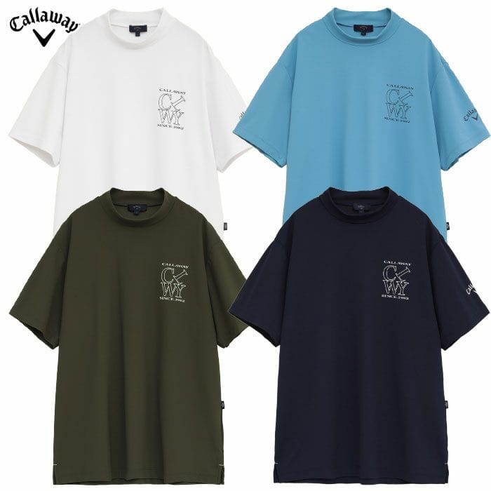 キャロウェイ ハイゲージカノコモックネックシャツ C25234100 メンズ Callaway ゴルフウェア 2025秋冬モデル 日本正規品