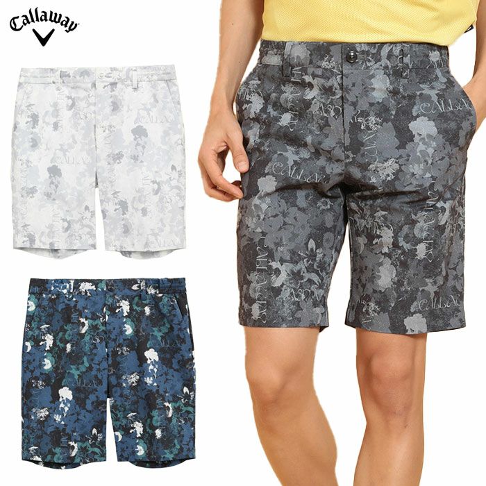 キャロウェイ ８WAYストレッチフラワープリントショートパンツ C25127107 メンズ ゴルフウェア Callaway 2025春夏モデル 日本正規品