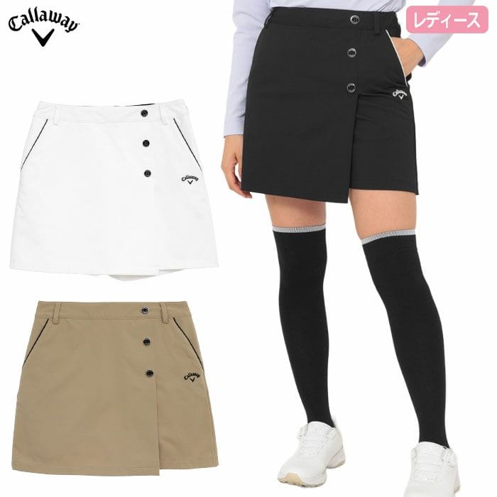 キャロウェイ 8WAYストレッチショートパンツスカート C25228201 レディース ゴルフウェア Callaway 2025秋冬モデル 日本正規品