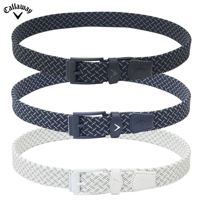 キャロウェイ 袋織ゴムメッシュ ベルト C26192102 メンズ Callaway ゴルフウェア 2026春夏モデル 日本正規品