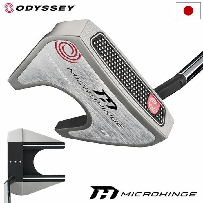 オデッセイ ゴルフ MICROHINGE #7 S マイクロヒンジ パター メンズ 右用 スチールシャフト 33インチ 34インチ 2024年モデル ODYSSEY 日本正規品 日本モデル ゴルフクラブ golf
