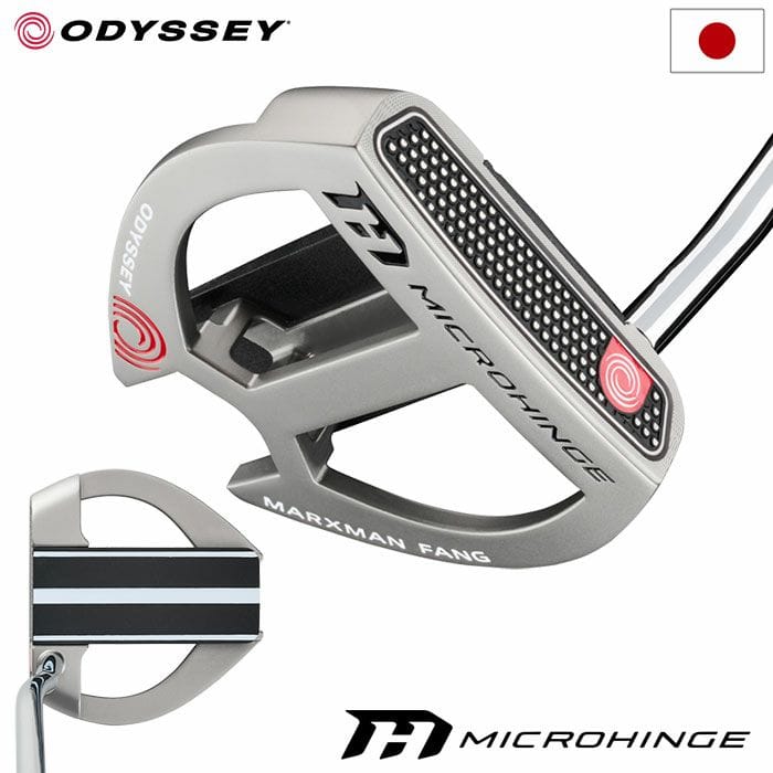 オデッセイ ゴルフ MICROHINGE MARXMAN FANG マイクロヒンジ パター メンズ 右用 スチールシャフト 33インチ 34インチ 2024年モデル ODYSSEY 日本正規品 日本モデル ゴルフクラブ golf