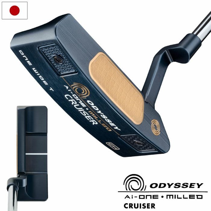 オデッセイ ゴルフ AI-ONE MILLED CRUISER ONE WIDE T CH パター メンズ 右用 STROKE LAB 140 スチール 38インチ 2025年モデル ODYSSEY 日本正規品 日本モデル ゴルフクラブ golf