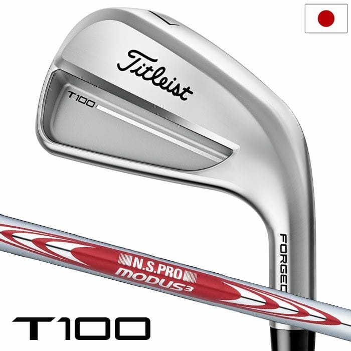 タイトリスト T100 アイアン 6本セット(#5-#9、P)メンズ 右用 MODUS3 TOUR 115 スチールシャフト 日本正規品 2025年モデル Titleist ゴルフクラブ