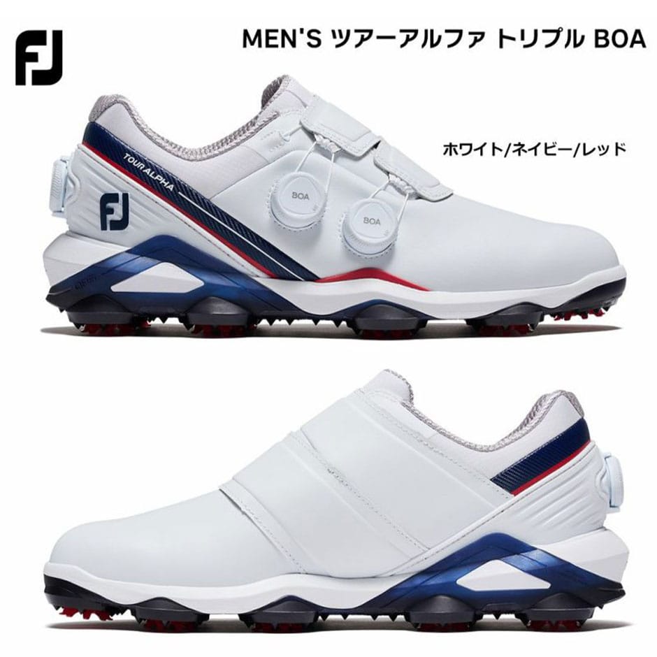 フットジョイ ゴルフ MEN'S ツアーアルファ トリプル BOA メンズ FOOTJOY ゴルフシューズ スパイクシューズ 2024年モデル 日本正規品