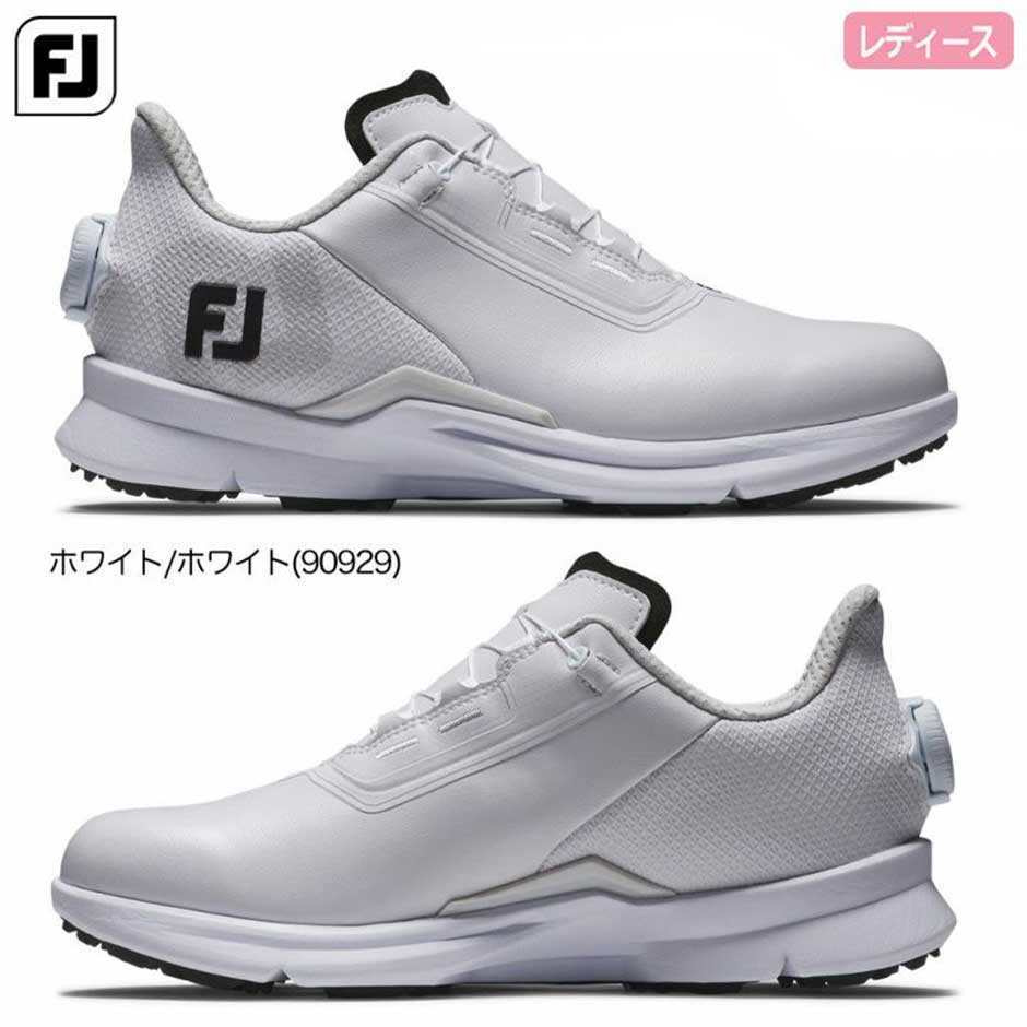 フットジョイ ゴルフ WOMEN'S FJ フューエル BOA ゴルフシューズ スパイクレス レディース 90929 91292 93792 靴 FOOTJOY 2025年モデル 日本正規品