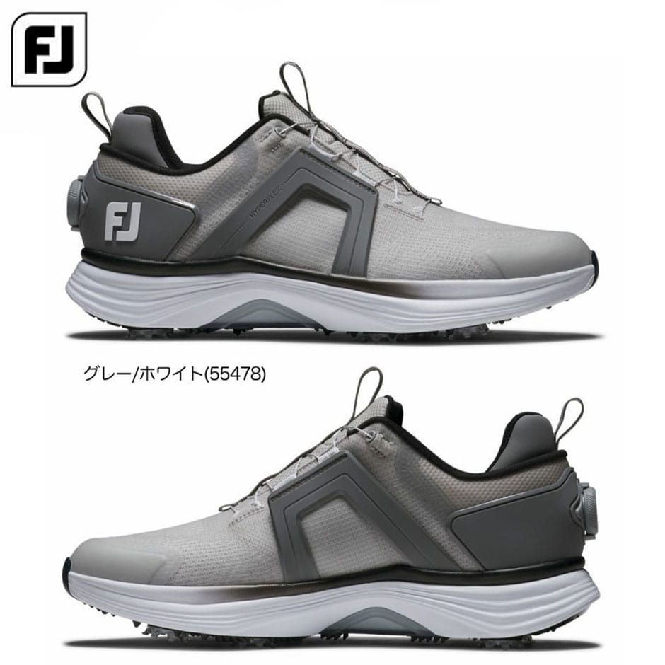 フットジョイ ゴルフ MEN'S ハイパーフレックス BOA ゴルフシューズ スパイクレス メンズ 靴 FOOTJOY 2025年モデル 日本正規品