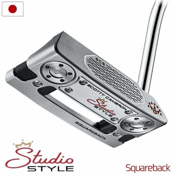 スコッティキャメロン ゴルフ 2025 Studio Style Squareback パター メンズ 右用 スタジオスタイル 2025年モデル Scotty Cameron 日本正規品【2025年3月14日発売】 golf
