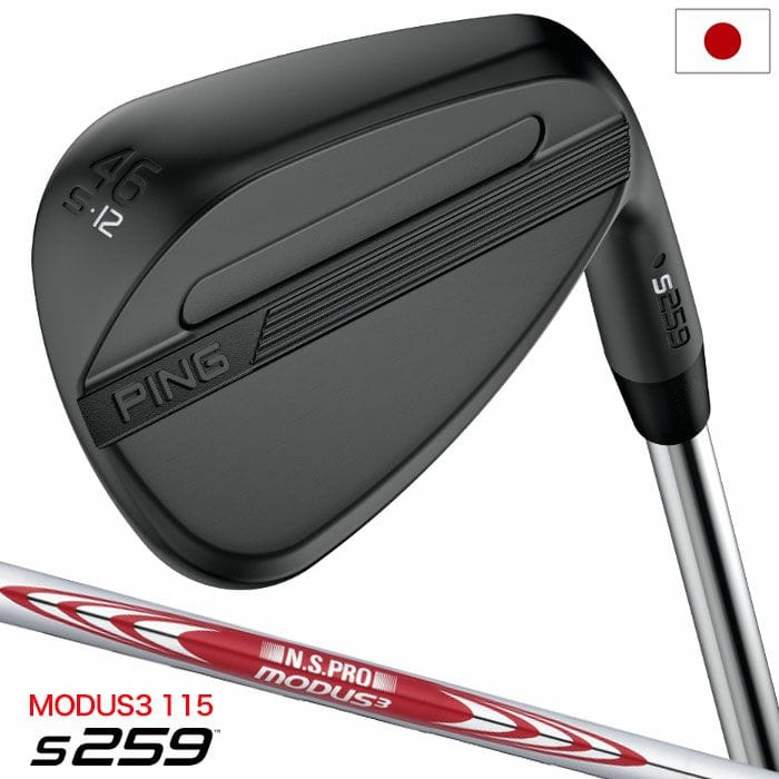 【2/5(木)発売|先行予約】PING ピン s259 MIDNIGHT ウェッジ メンズ 右用 N.S.PRO MODUS3 TOUR 115 スチールシャフト 2026年モデル 日本正規品 右利き 右打ち ゴルフクラブ