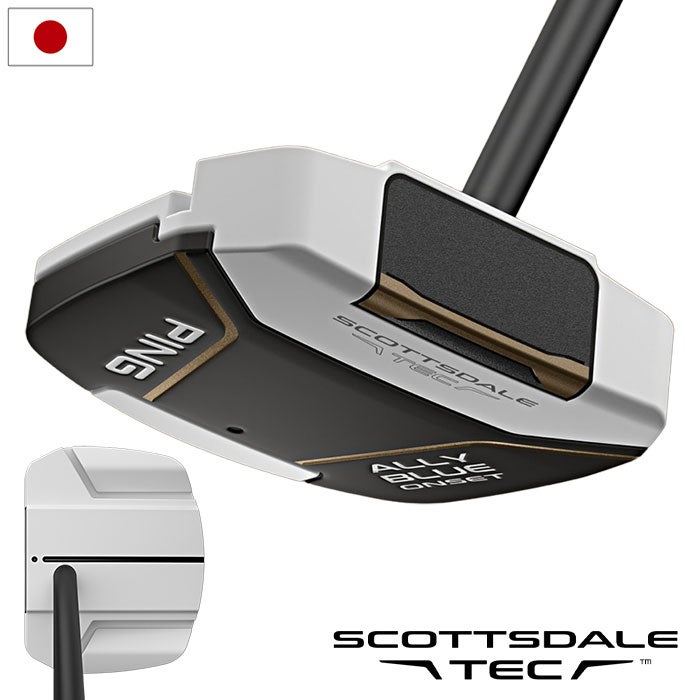 PING ピン SCOTTSDALE TEC スコッツデール テック ALLY BLUE ONSET パター メンズ 右用 33,34,35インチ 2026年モデル 日本正規品 ゴルフ ゴルフクラブ