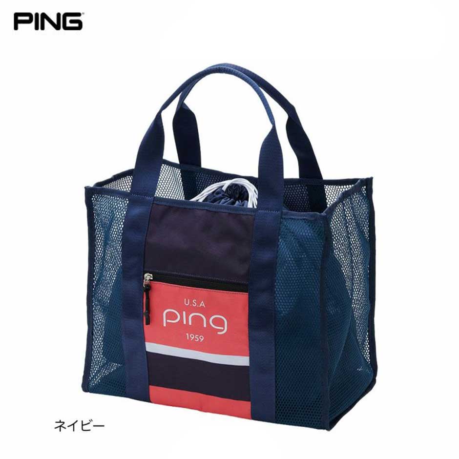 ピン ゴルフ PING GB-L2513 メッシュトート ラウンドバッグ ラウンドトート 2025年モデル 日本正規品