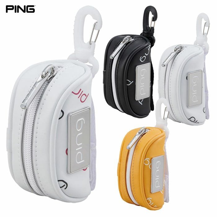 PING ピン ゴルフ GB-L2510 モノグラムボールケース ゴルフ ボール2個収納可 2025年モデル 日本正規品