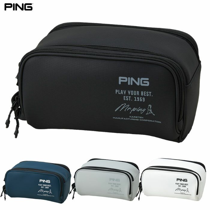 PING ピン GB-F2506 ゴールドラインポーチ ゴルフ ラウンドバッグ 2025年モデル 日本正規品
