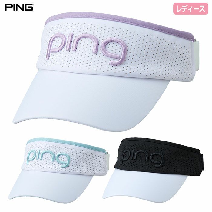 PING ピン HW-L2507 カジュアルバイザー レディース ゴルフキャップ 帽子 ゴルフ モデル 日本正規品 2025春夏
