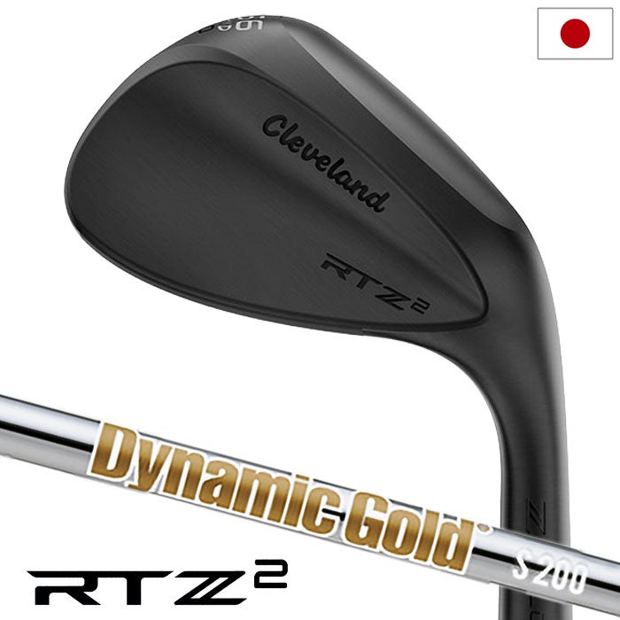 クリーブランド RTZ2 ブラックサテン ウエッジ メンズ 右用 ダイナミックゴールド スチール Cleveland 日本正規品 ゴルフクラブ 2026年モデル 9月12日発売